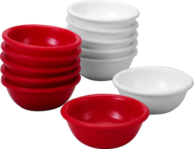 40% OFF on Saflona Polypropylene Bowl Set White, Red, Pack of 12 40% OFF on Saflona Polypropylene Bowl Set White, Red, Pack of 12