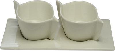 Devnow Ceramics Simple Ceramic Bowl Set White, Pack of 3 Devnow Ceramics Simple Ceramic Bowl Set White, Pack of 3