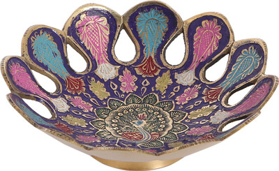 47% OFF on Rajrang Serving Classic Brass Bowl Blue, Pack of 1