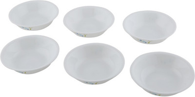 10% OFF on Corelle Bloosom Blue Bowls Glass Bowl Set White, Pack of 6 10% OFF on Corelle Bloosom Blue Bowls Glass Bowl Set White, Pack of 6