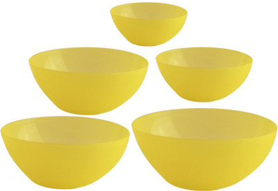 2% OFF on Princeware Polypropylene Bowl Yellow, Pack of 5 2% OFF on Princeware Polypropylene Bowl Yellow, Pack of 5