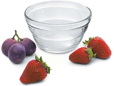 Borgonovo Glass Bowl Set Clear, Pack of 6 Borgonovo Glass Bowl Set Clear, Pack of 6