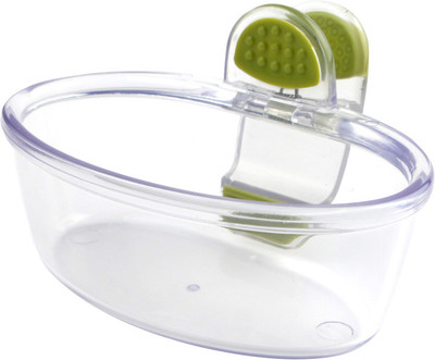 Dexas Klip Kup Innovative Serving Tool Plastic Bowl Green, Clear, Pack of 1 Dexas Klip Kup Innovative Serving Tool Plastic Bowl Green, Clear, Pack of 1