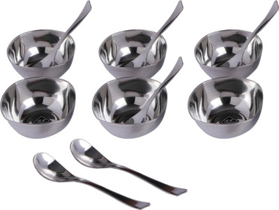 43% OFF on BM Stainless Steel Bowl Set Steel, Pack of 12 43% OFF on BM Stainless Steel Bowl Set Steel, Pack of 12