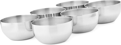 27% OFF on Mosaic Veg Deluxe Big Set Of 6 Stainless Steel Bowl Set Silver, Pack of 6 27% OFF on Mosaic Veg Deluxe Big Set Of 6 Stainless Steel Bowl Set Silver, Pack of 6