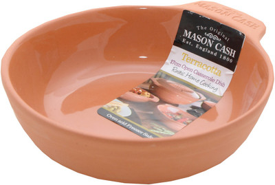 Mason Cash Terracotta Casserole - 17cm Earthenware Bowl Brown, Pack of 1 Mason Cash Terracotta Casserole - 17cm Earthenware Bowl Brown, Pack of 1