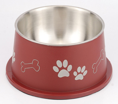 4% OFF on Heureux Floor Diner Stainless Steel, Polypropylene Bowl Red, Pack of 1 4% OFF on Heureux Floor Diner Stainless Steel, Polypropylene Bowl Red, Pack of 1