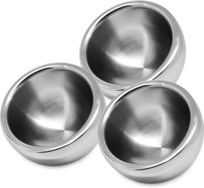 45% OFF on Cuisinier Toffee Bowl Stainless Steel Bowl Set Steel, Pack of 3 45% OFF on Cuisinier Toffee Bowl Stainless Steel Bowl Set Steel, Pack of 3