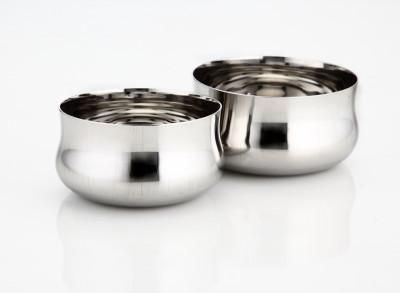 45% OFF on Ndura Shiny Stainless Steel Bowl Set Silver, Pack of 2 45% OFF on Ndura Shiny Stainless Steel Bowl Set Silver, Pack of 2