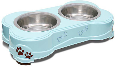 Heureux Elegent Diner Stainless Steel Bowl Blue, Pack of 2 Heureux Elegent Diner Stainless Steel Bowl Blue, Pack of 2