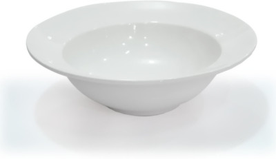 Devnow Ceramics Bambino Wide Rim Pasta Glass Disposable Bowl Clear, Pack of 1