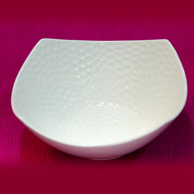 Devnow Ceramics Westwood Square 19cm Glass Disposable Bowl Clear, Pack of 2 Devnow Ceramics Westwood Square 19cm Glass Disposable Bowl Clear, Pack of 2