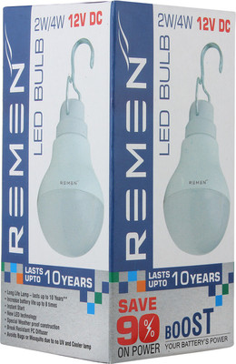 24% OFF on Remen Highly Reliable 4 W LED Bulb White 24% OFF on Remen Highly Reliable 4 W LED Bulb White