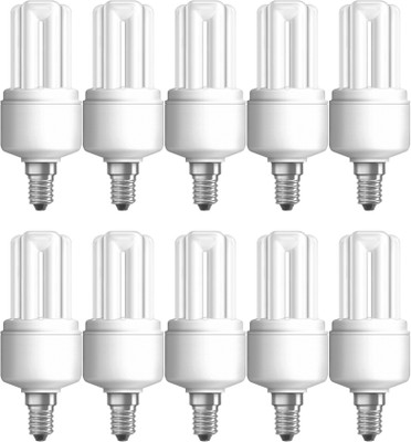16% OFF on Osram Dulux Star T3 E14 8 W CFL Bulb Pack of 10