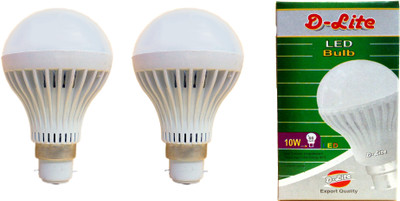 65% OFF on D-Lite 10 W LED Bulb White, Pack of 2 65% OFF on D-Lite 10 W LED Bulb White, Pack of 2