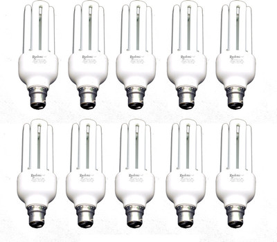 Rashmi 4U Lamp B22 Cap 30 W CFL Bulb White, Pack of 10