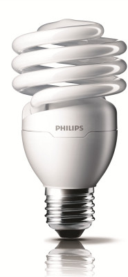 Philips TORNADO HPF E27 8 W CFL Bulb White Philips TORNADO HPF E27 8 W CFL Bulb White