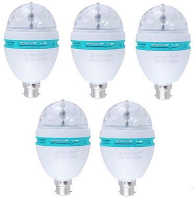 82% OFF on Live Electronics 3 W LED Bulb Multicolor, Pack of 5 82% OFF on Live Electronics 3 W LED Bulb Multicolor, Pack of 5