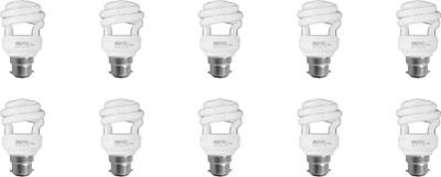 11% OFF on Osram Dulux Star Mini Twist B22d 8 W CFL Bulb Pack of 10