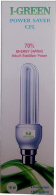 23% OFF on I Green 15 W CFL Bulb White, Pack of 10 23% OFF on I Green 15 W CFL Bulb White, Pack of 10