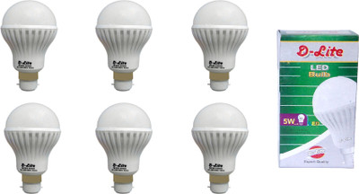 73% OFF on D-Lite 5 W LED Bulb Pack of 6 73% OFF on D-Lite 5 W LED Bulb Pack of 6