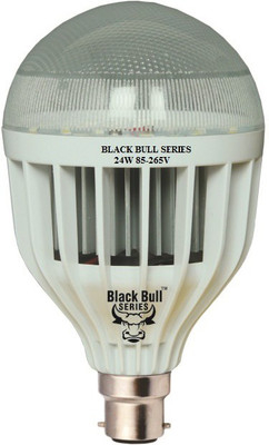 9% OFF on Black Bull Series 24 W LED Bulb White