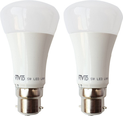 65% OFF on Vivid 5 W LED Bulb White, Pack of 2 65% OFF on Vivid 5 W LED Bulb White, Pack of 2