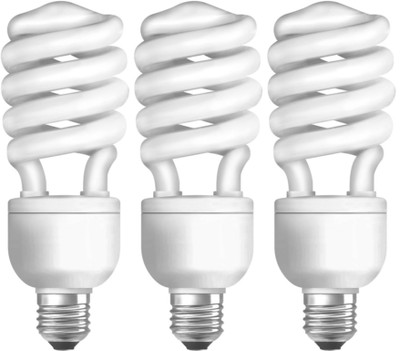 14% OFF on Osram Dulux Star Twist E27 28 W CFL Bulb Pack of 3