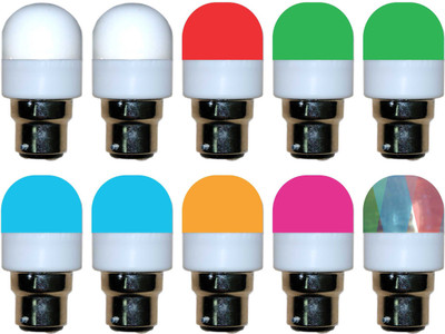 Shaan Baby 0.5 W LED Bulb Multicolor, Pack of 10 Shaan Baby 0.5 W LED Bulb Multicolor, Pack of 10