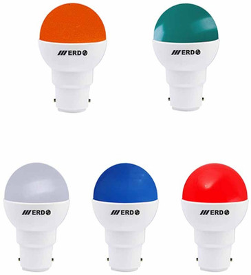 11% OFF on ERD 0.5 W LED Bulb Multicolor, Pack of 5 11% OFF on ERD 0.5 W LED Bulb Multicolor, Pack of 5