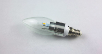 20% OFF on Hublit 3 W LED Clear Glass - E14-Ww (Hub-Cb-N-3) Bulb