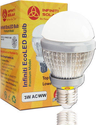 Infiniti Warm White E27 3 W LED Bulb White Infiniti Warm White E27 3 W LED Bulb White