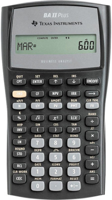 Texas Instruments BA II Plus Financial: Calculator Buy Texas Instruments BA II Plus Financial: Calculator