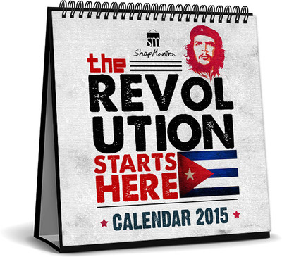 58% OFF on ShopMantra Che Guevara Revolution 2015 Desk Calendar