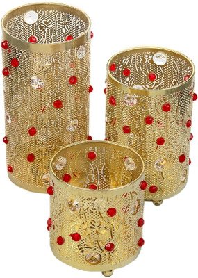 25% OFF on Soullane Iron 3 - Cup Candle Holder Set Gold, Pack of 3 25% OFF on Soullane Iron 3 - Cup Candle Holder Set Gold, Pack of 3