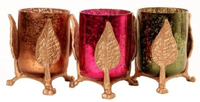 23% OFF on The Yellow Door Glass Tealight Holder Multicolor, Pack of 3 23% OFF on The Yellow Door Glass Tealight Holder Multicolor, Pack of 3