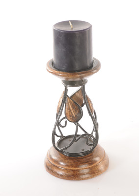 20% OFF on Saaga Wooden, Iron 1 - Cup Candle Holder Brown, Black, Pack of 1 20% OFF on Saaga Wooden, Iron 1 - Cup Candle Holder Brown, Black, Pack of 1