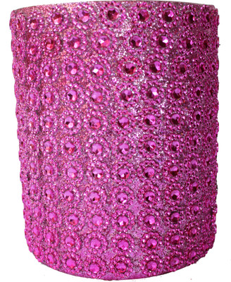 54% OFF on Somyaleger ATQ1004 Glass 1 - Cup Candle Holder Pink, Pack of 1
