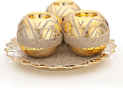 15% OFF on Importwala Swirl Votive Holders Glass Tealight Holder Set Multicolor, Pack of 3 15% OFF on Importwala Swirl Votive Holders Glass Tealight Holder Set Multicolor, Pack of 3