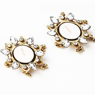 9% OFF on Ghasitaram Gifts Brass 2 - Cup Tealight Holder Multicolor, Pack of 2 9% OFF on Ghasitaram Gifts Brass 2 - Cup Tealight Holder Multicolor, Pack of 2