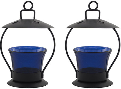 52% OFF on Sutra Decor Iron Votive Glass 2 - Cup Tealight Holder Set Blue, Pack of 2 52% OFF on Sutra Decor Iron Votive Glass 2 - Cup Tealight Holder Set Blue, Pack of 2