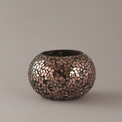 6% OFF on Indecrafts Glass 1 - Cup Tealight Holder Copper, Pack of 1 6% OFF on Indecrafts Glass 1 - Cup Tealight Holder Copper, Pack of 1