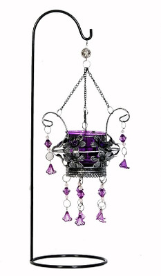 Orchard Iron 1 - Cup Tealight Holder Purple, Pack of 1 Orchard Iron 1 - Cup Tealight Holder Purple, Pack of 1