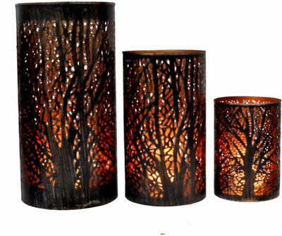 17% OFF on Exotic Iron 3 - Cup Tealight Holder Set Brown, Gold, Pack of 3 17% OFF on Exotic Iron 3 - Cup Tealight Holder Set Brown, Gold, Pack of 3