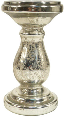 44% OFF on GolMaalShop Glass Tealight Holder Silver, Pack of 1 44% OFF on GolMaalShop Glass Tealight Holder Silver, Pack of 1