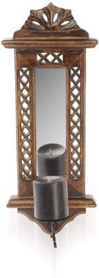 20% OFF on Saaga Wooden, Iron, Glass 1 - Cup Candle Holder Brown, Black, Pack of 1 20% OFF on Saaga Wooden, Iron, Glass 1 - Cup Candle Holder Brown, Black, Pack of 1