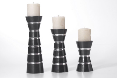32% OFF on Goyal India Aluminium 3 - Cup Candle Holder Black, Silver, Pack of 3 32% OFF on Goyal India Aluminium 3 - Cup Candle Holder Black, Silver, Pack of 3