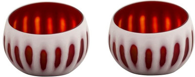 84% OFF on Sutra Decor Romance Glass 2 - Cup Tealight Holder Set Red, Pack of 2 84% OFF on Sutra Decor Romance Glass 2 - Cup Tealight Holder Set Red, Pack of 2