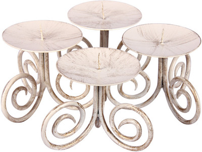 75% OFF on Sutra Decor Nail Iron 4 - Cup Candle Holder Set White, Pack of 4 75% OFF on Sutra Decor Nail Iron 4 - Cup Candle Holder Set White, Pack of 4