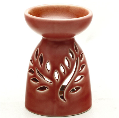 37% OFF on Aapno Rajasthan Ruby Two in One Oil Burner Ceramic 1 - Cup Tealight Holder Red, Pack of 1